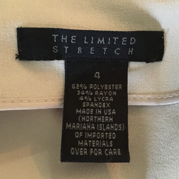 Vintage 90's The Limited Cream Ruffle Mini Skirt 4 - Picture 5 of 6